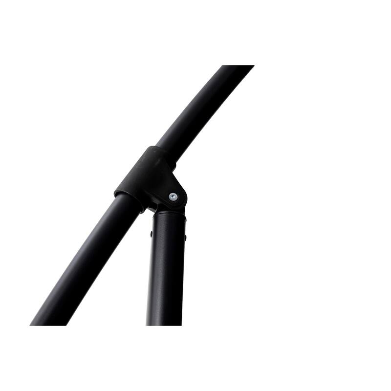 Best Choice Products 10ft Offset Hanging Market Patio Umbrella w/Easy Tilt Adjustment, Polyester Shade, 8 Ribs