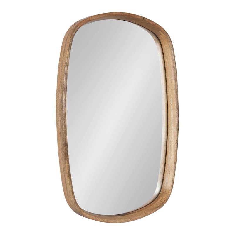 Kate and Laurel Prema Framed Wall Mirror - 20x30 - Natural
