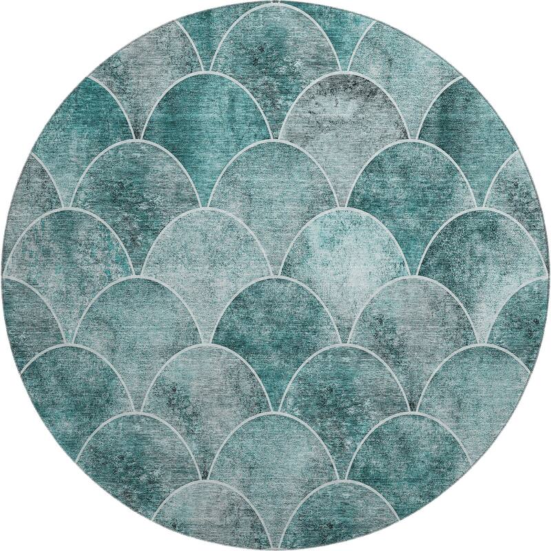 Premium Washable Super Soft Contemporary Geo Mayfield Rug