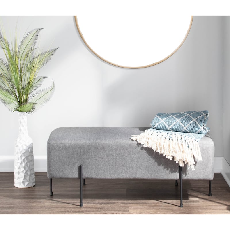 Strick & Bolton Blythe Upholstered Bench - N/A