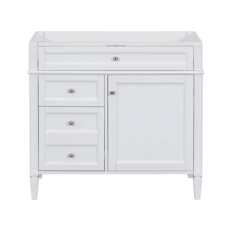 Bathroom Storage Vanity with 2 Drawers and a Tip-out Drawer