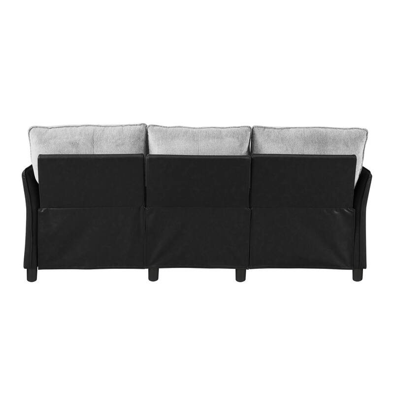 3 Seater Modern Soft Upholstered Power Reclining Sofa for Living Room