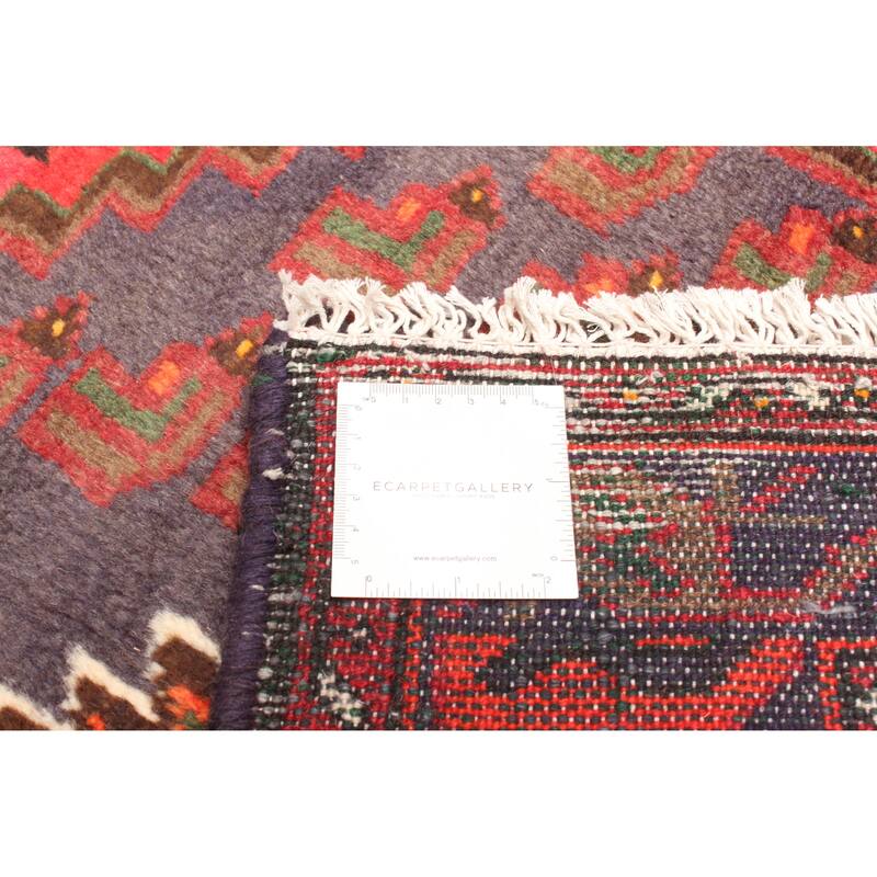 ECARPETGALLERY Hand-knotted Andelz Red Wool Rug - 4'2 x 6'3