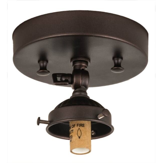 Meyda Tiffany 179065 Delta 5" Wide Semi-Flush Ceiling Fixture
