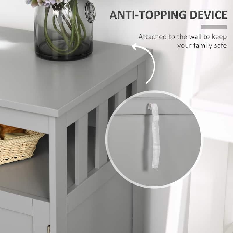 Sideboard Buffet Cabinet - Grey