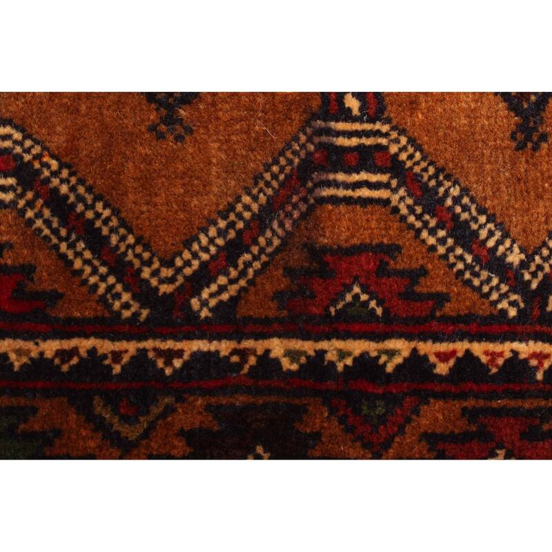 ECARPETGALLERY Hand-knotted Teimani Brown Wool Rug - 2'11 x 4'4