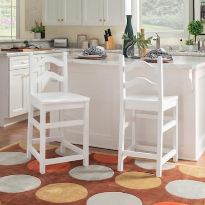 Alkire Counter Stool White Set Of 2