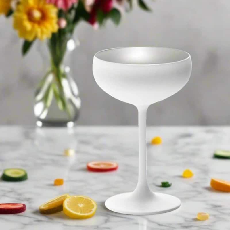 Stolzle Lausitz Set of 6 Olympia Champagne Coupe Glasses