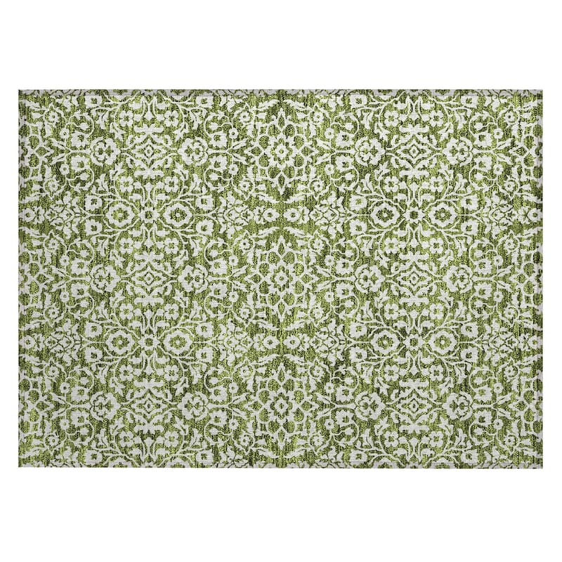Machine Washable Indoor/ Outdoor Chantille Traditional Farmhouse Rug