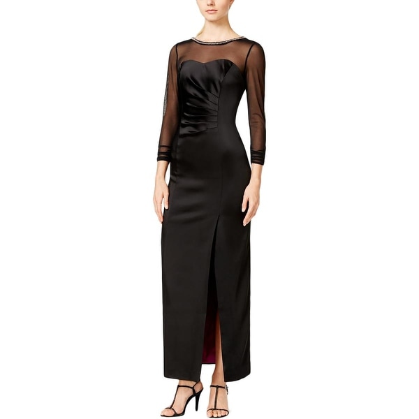 Tahari Asl Womens Aaron Evening Dress Satin Embellished Free Tahari Asl Womens Aaron Evening Dress Satin Embellished