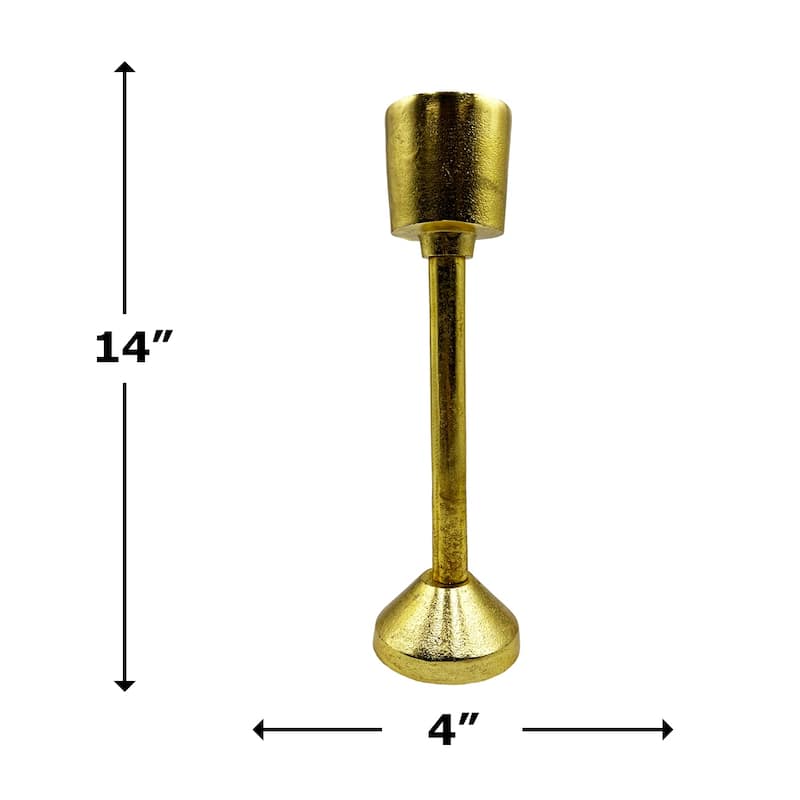 Decorative Handmade Aluminum Modern Candle holder Set of 2