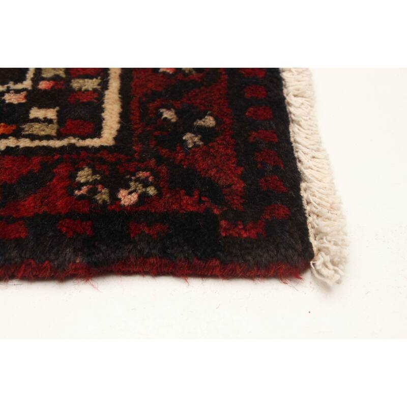 ECARPETGALLERY Hand-knotted Andelz Navy Wool Rug - 3'4 x 13'5