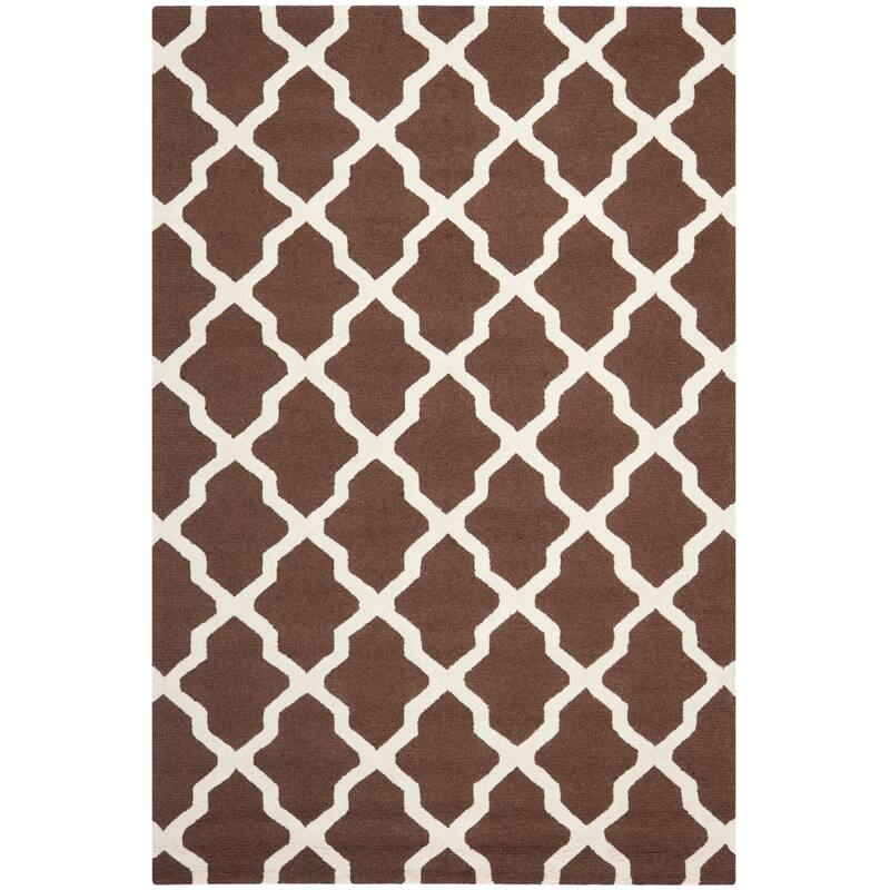 SAFAVIEH Handmade Cambridge Eirny Moroccan Trellis Wool Rug
