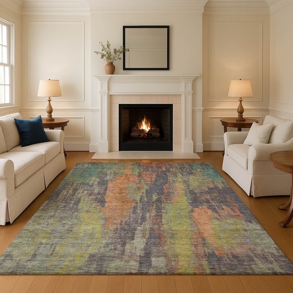 Premium Washable Super Soft Abstract Modern Mayfield Rug