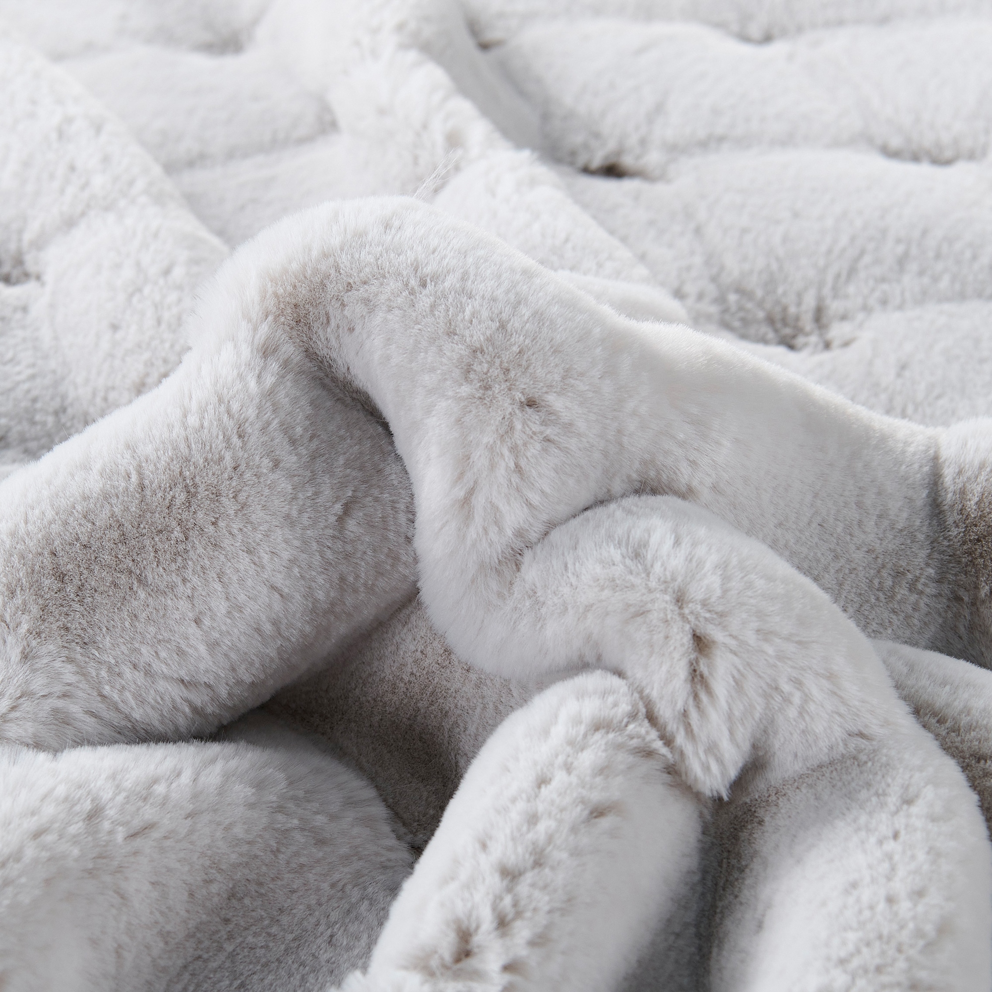 Jacquard rabbitfake fauxfur throw blanket 50