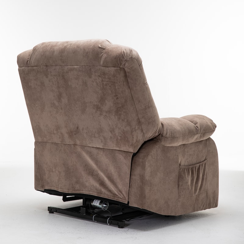 Power Lift Recliner Chair Fabric Sofa for Elderly