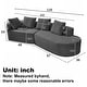 preview thumbnail 45 of 68, Christopher Knight Home - Olivia Curved Foam Sofa Set - 116"L