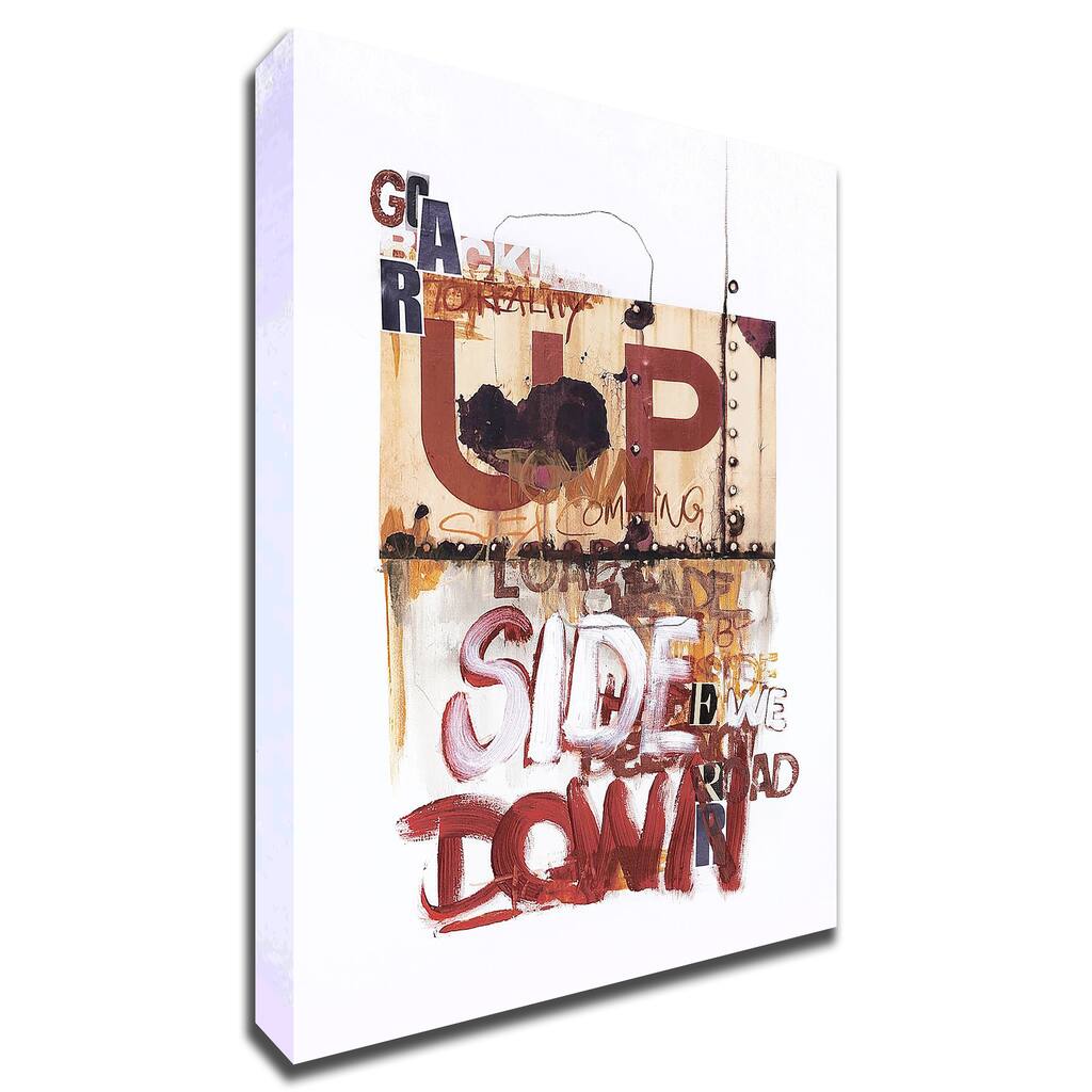 Up Side Down 1 by Design Fabrikken Print on Canvas, Ready to Hang