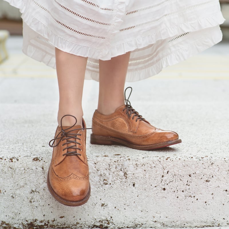 Bed Stu Lita K II Leather Loafer - 9 - Tan Rustic