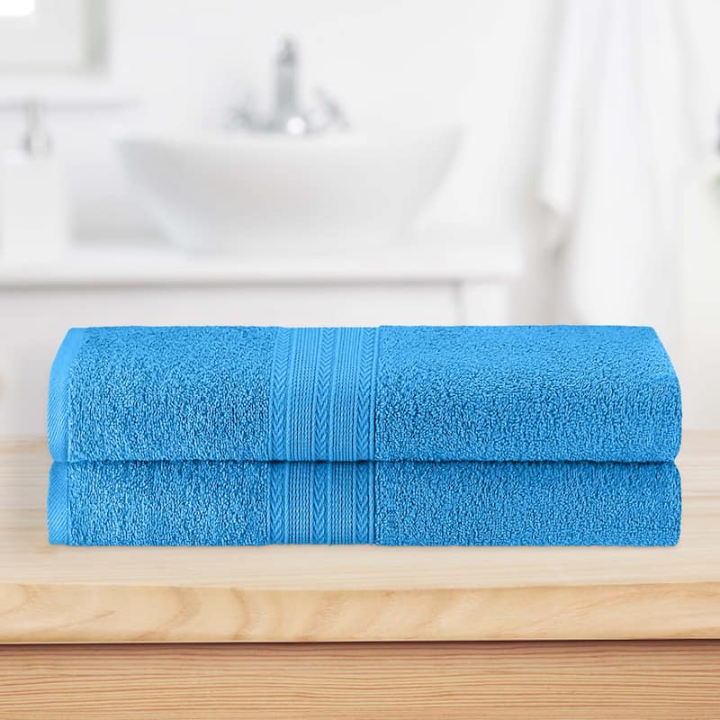 Eco-Friendly Sustainable Cotton Bath Sheet by Superior (Set of 2)
