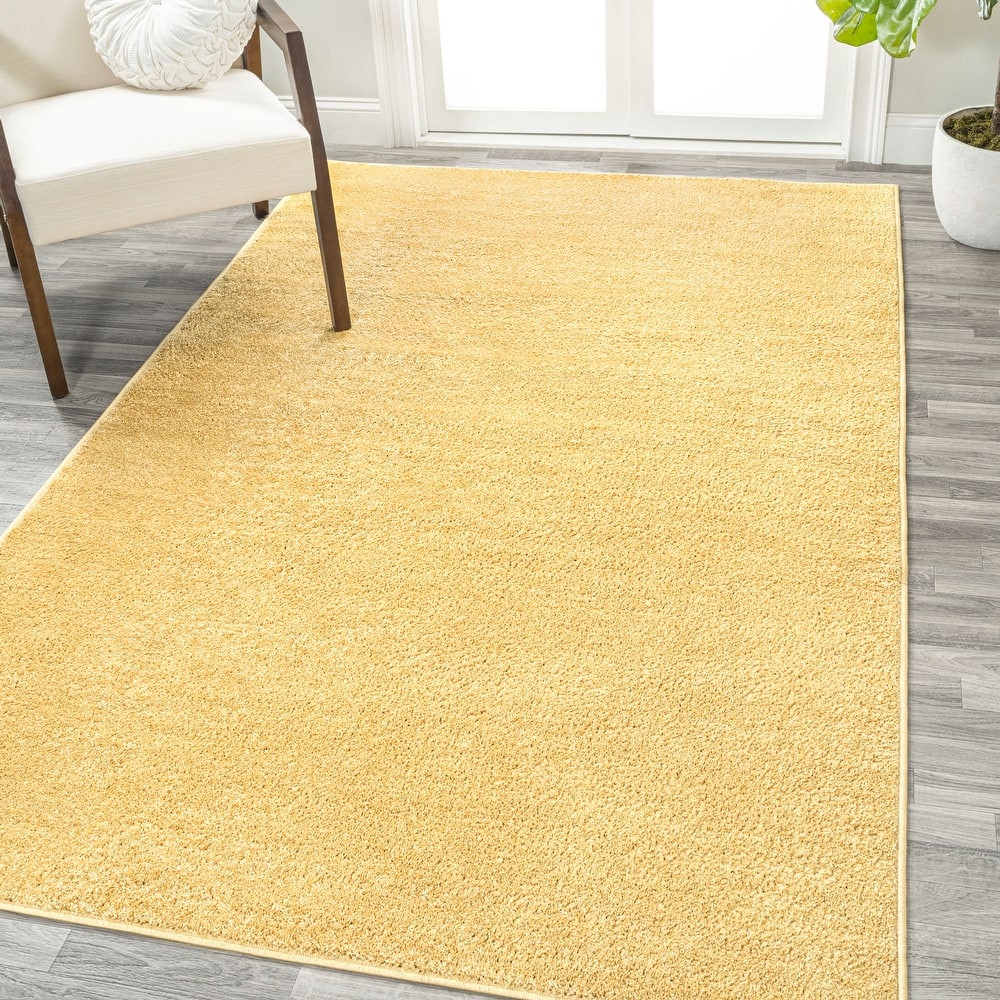 JONATHAN Y Tumbling Solid Low-Pile Area Rug