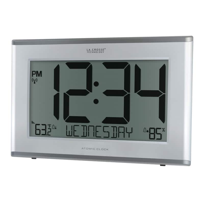 La Crosse Technology ExtraLarge Atomic Digital Clock with Outdoor