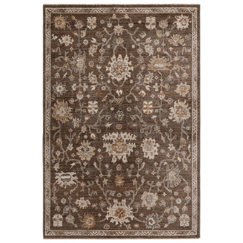 SAFAVIEH Hazel Maibrit Traditional Oriental Rug - 4' x 6' - Brown/Ivory