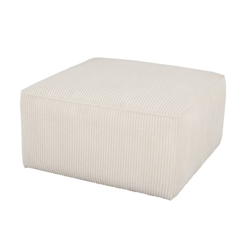 Square Ottoman, Corduroy