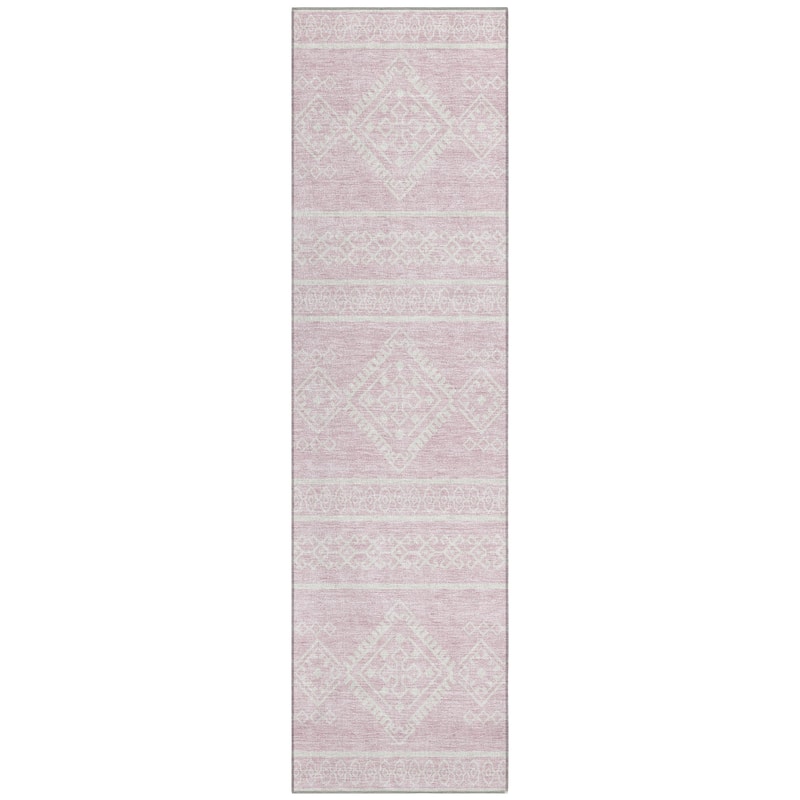 Machine Washable Indoor/ Outdoor Chantille Moroccan Boho Rug