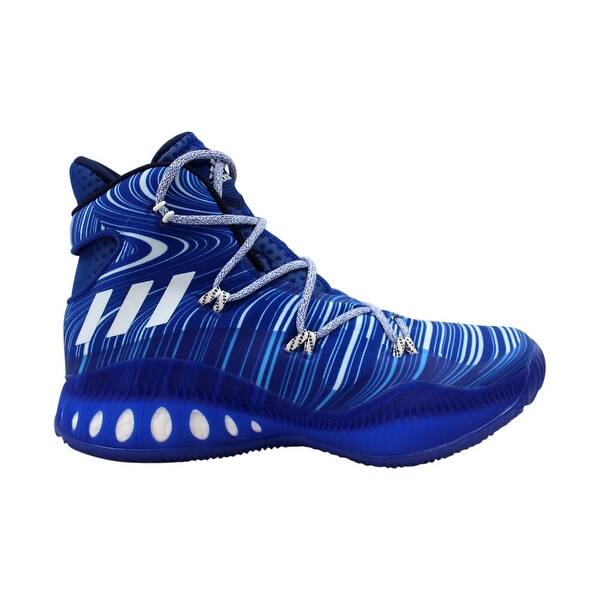 Shop Adidas Men S Crazy Explosive Blue White B42419 Size 8 5