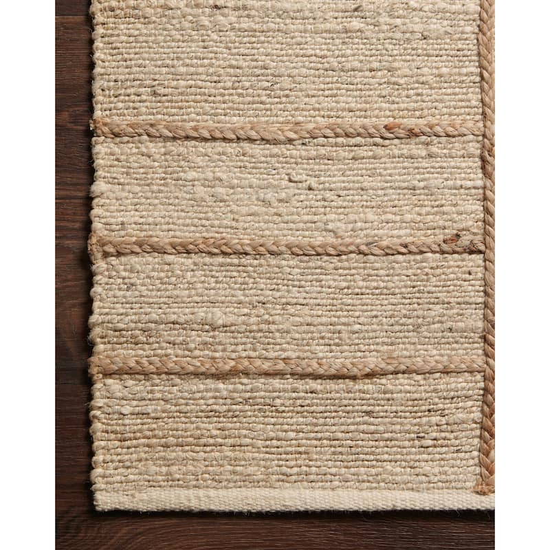 Alexander Home Daniela Farmhouse Jute Hand Woven Area Rug