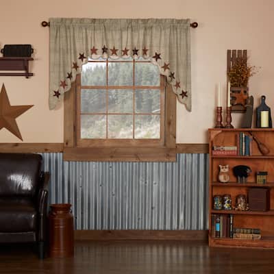 Abilene Star Swag Set of 2 36x36x16 - 36x36