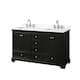 Option Dark Espresso / White Quartz Top / Polished Chrome