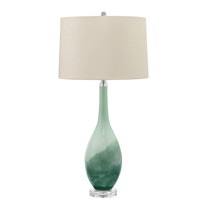 Salato 34 in. Sea Salt Glass Table Lamp - Set of 1