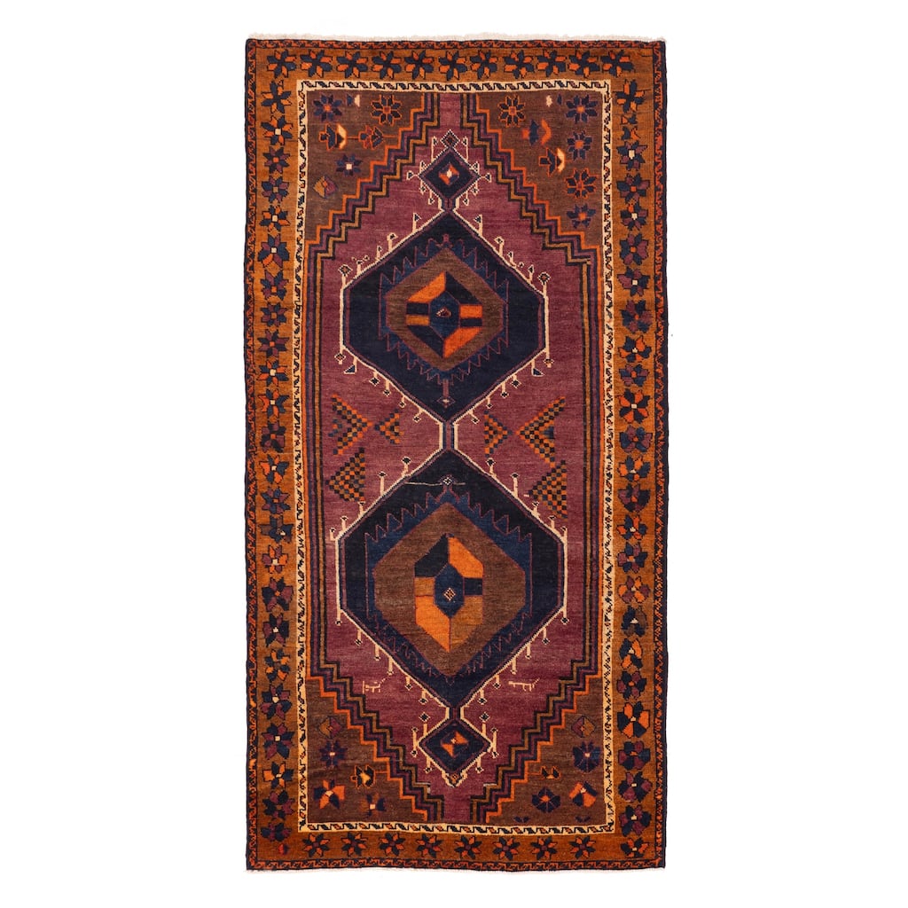 ECARPETGALLERY Hand-knotted Konya Anatolian Burgundy Wool Rug - 4'6 x 8'11