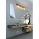 preview thumbnail 2 of 3, Lawson 4 Light 32 inch Rubbed Brass Vanity Light