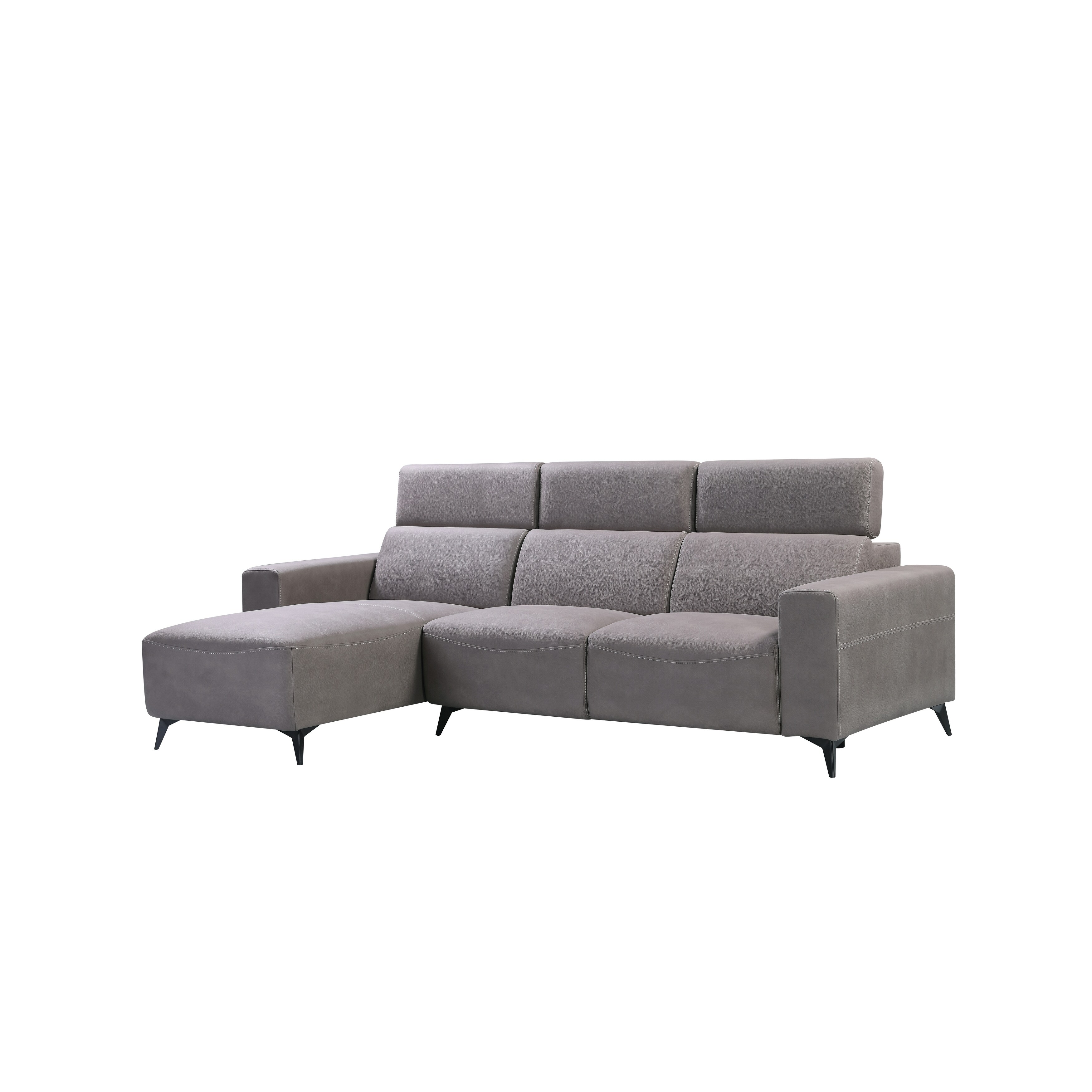 Pasargad Home Modern Bari Sectional Sofa With Push Back Modern Bari Sectional Sofa