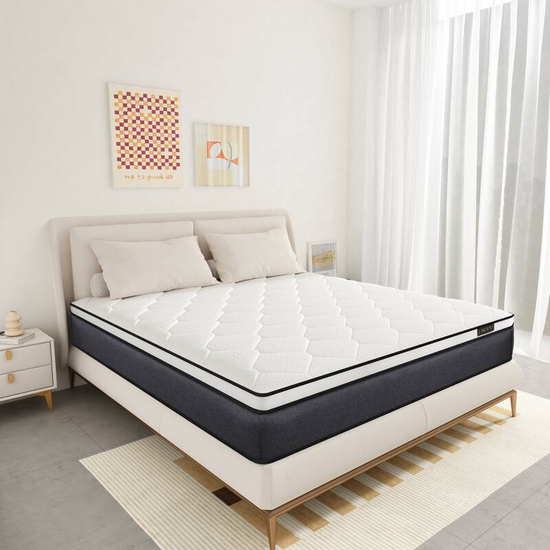 12'' Memory Foam Medium-Firm Pillow Top Hybrid Mattress