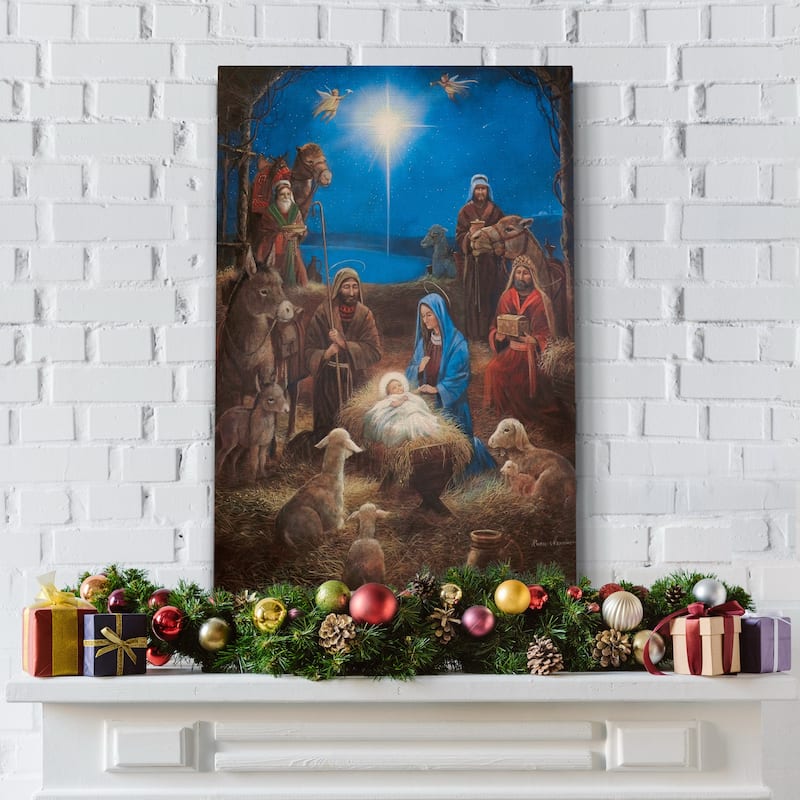 The Nativity-Premium Gallery Wrapped Canvas - Ready to Hang