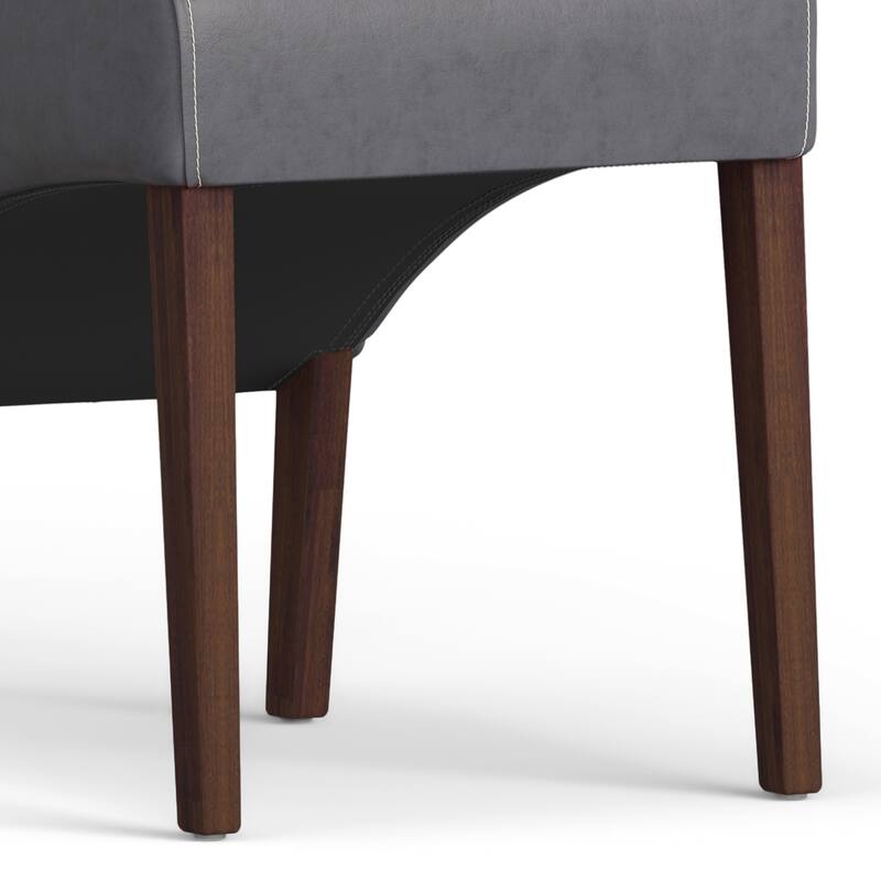 WYNDENHALL Franklin Transitional Deluxe Parson Dining Chair (Set of 2) - 17.7"w x 19.7"d x 40.2"h
