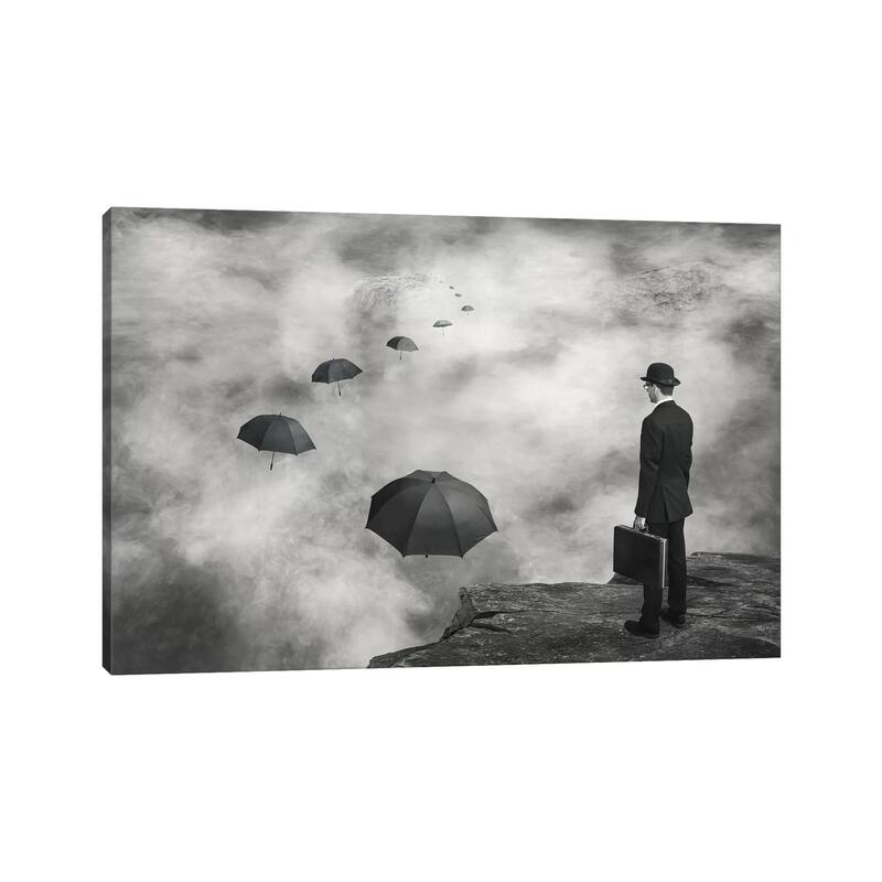 iCanvas "The Road Less Traveled" by Alain Villeneuve Canvas Print