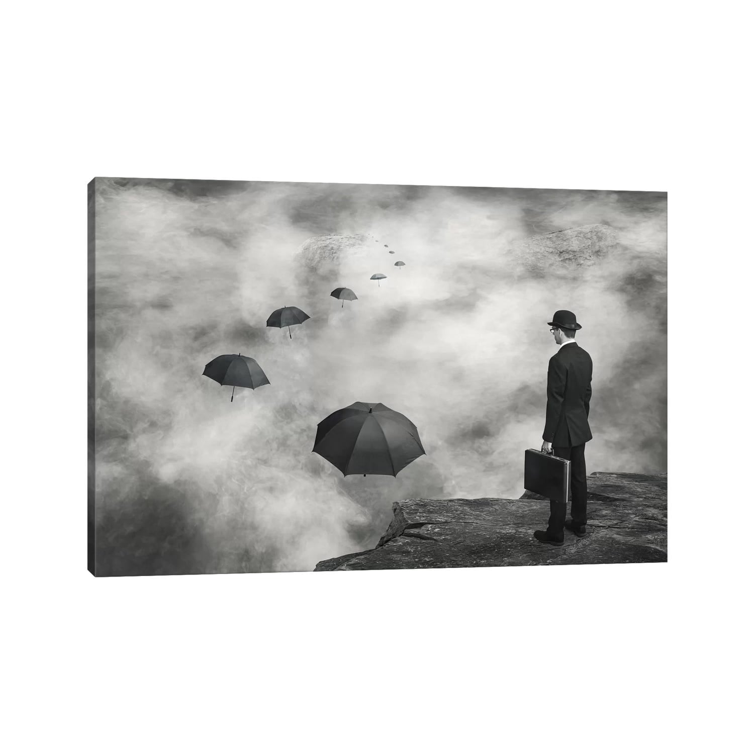 iCanvas "The Road Less Traveled" by Alain Villeneuve Canvas Print