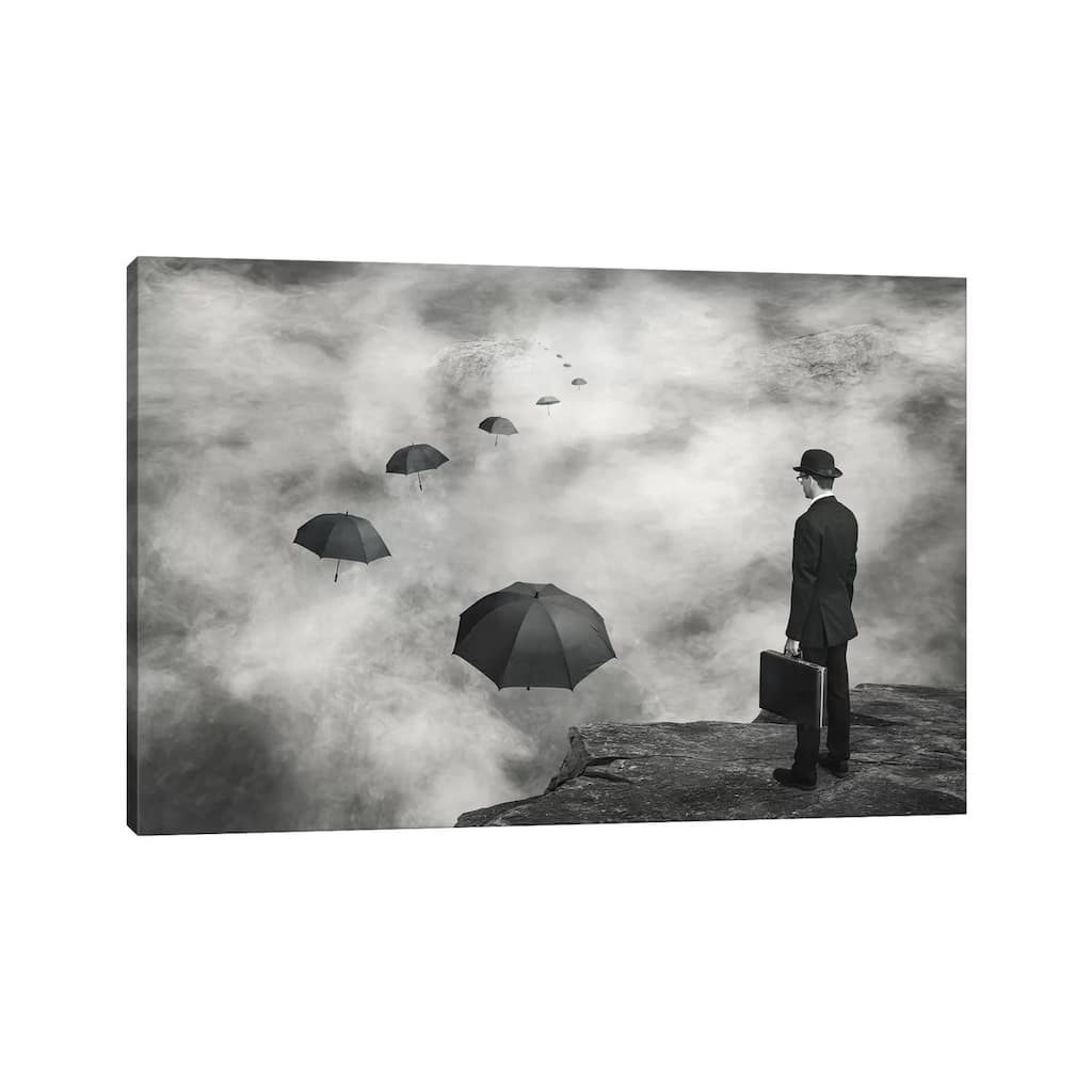 iCanvas "The Road Less Traveled" by Alain Villeneuve Canvas Print