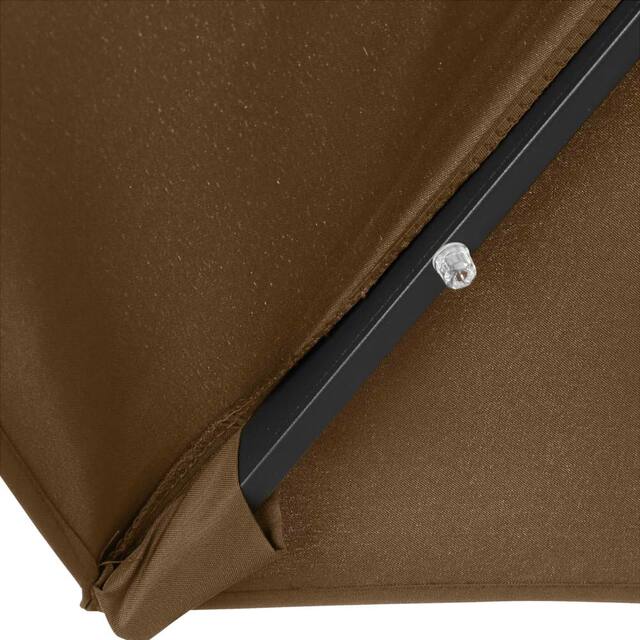 Ainfox 10ft Patio Umbrella with Lights Outdoor Solar Umbrella