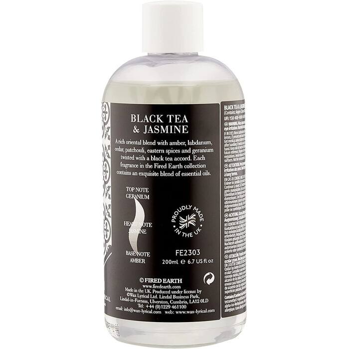 Wax Lyrical Fired Earth Black Tea and Jasmine Ceramic Reed Diffuser