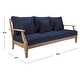 preview thumbnail 76 of 137, SAFAVIEH Couture Outdoor Martinique Solid Wood Patio Sofa