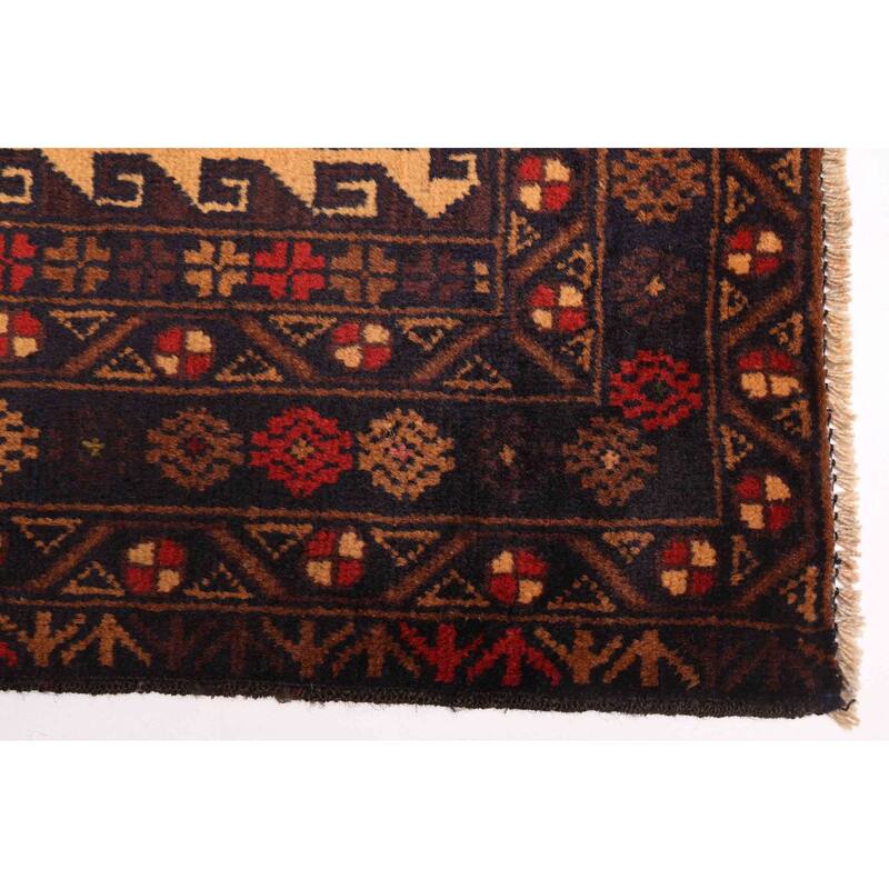 ECARPETGALLERY Hand-knotted Teimani Beige Wool Rug - 3'4 x 6'5