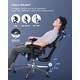 preview thumbnail 13 of 21, CabeVibe Ergonomic Home Office Desk Chair with 4 Angles Recline & 2D Headrest