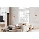 preview thumbnail 17 of 44, Bola Modern Gold 3-Light Chandelier Orb Glass Vanity Lights Wall Sconces