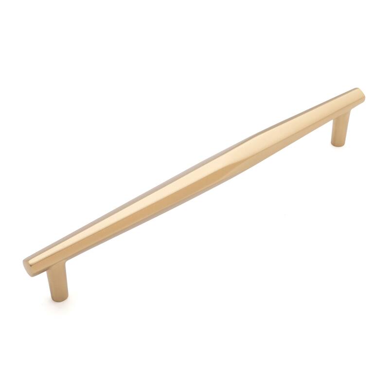 RK International Gibraltar 12 Inch Center to Center Bar Cabinet Pull - Satin Brass